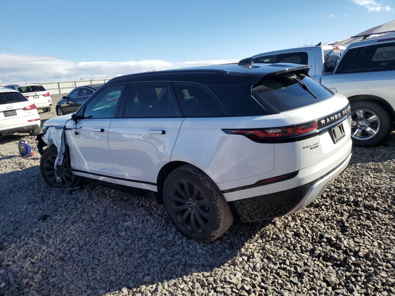 2020 Land Rover Range rover velar VIN SALYB2EX4LA286280 Copart auction photo, front end damage thumbnail 2