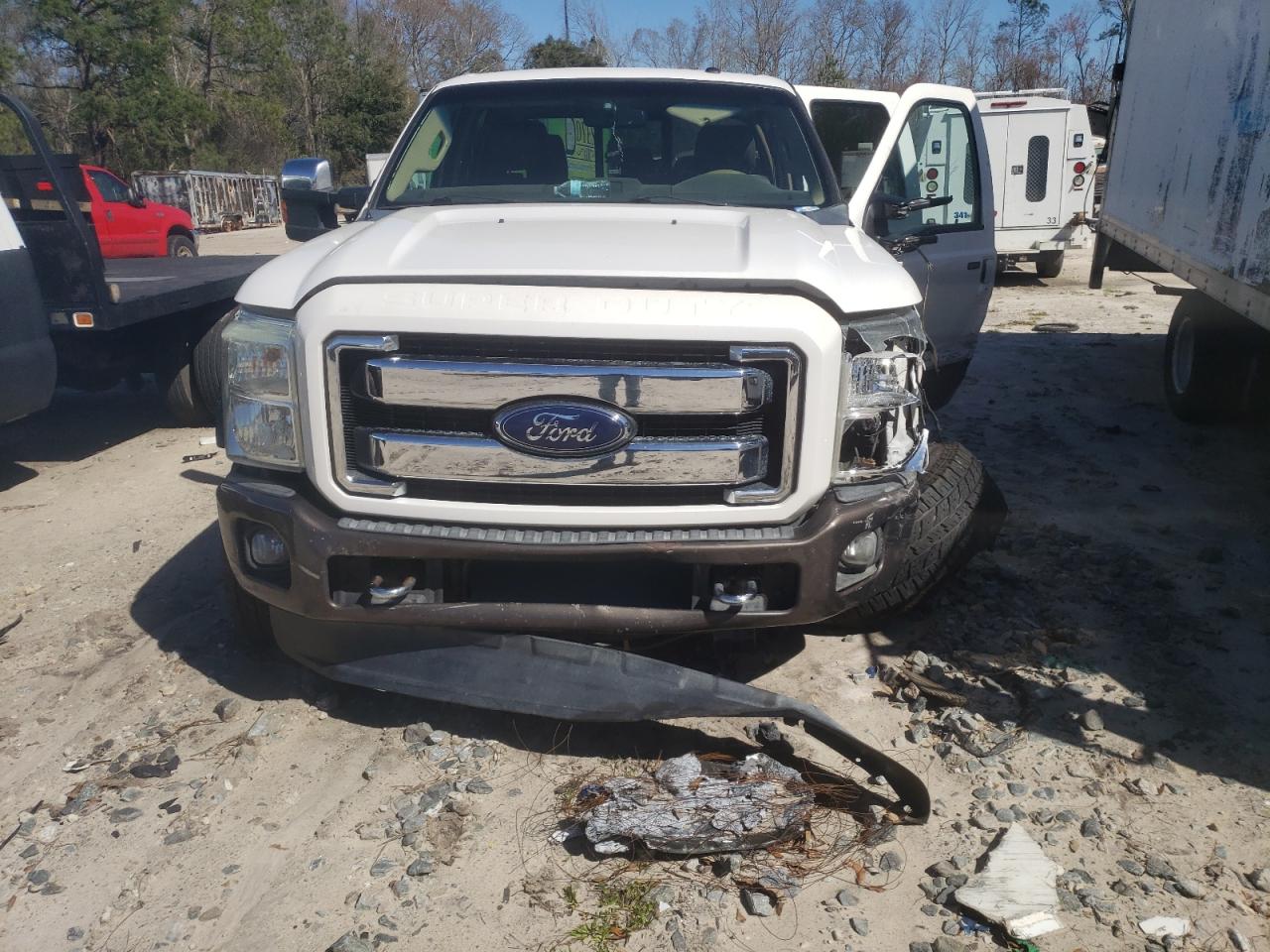2016 Ford F350 VIN 1FT8W3BT3GEA13199 Copart auction photo, all over / undercarriage damage thumbnail 5