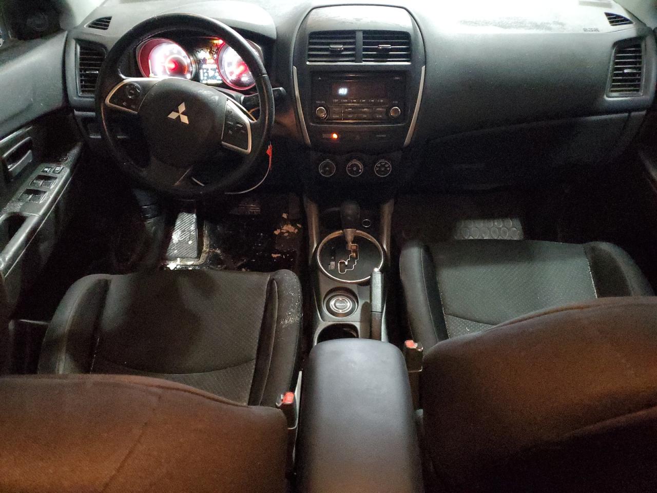 2014 Mitsubishi Outlander VIN 4A4AR3AUXEE011068 Copart auction photo, front end / side damage thumbnail 8