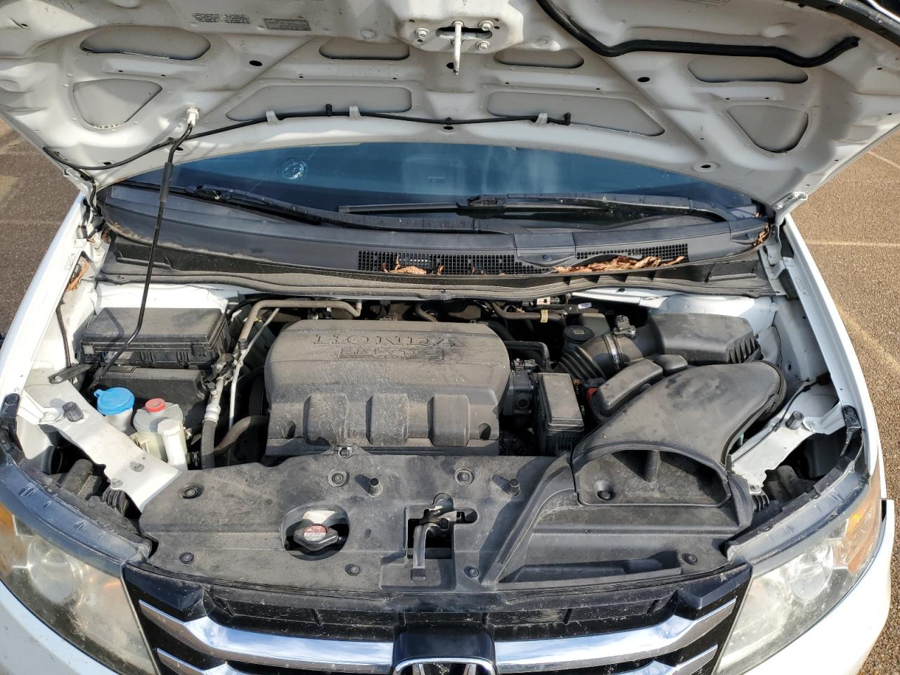 2015 Honda Odyssey VIN 5FNRL5H9XFB074843 Copart auction photo, side / front end damage thumbnail 12