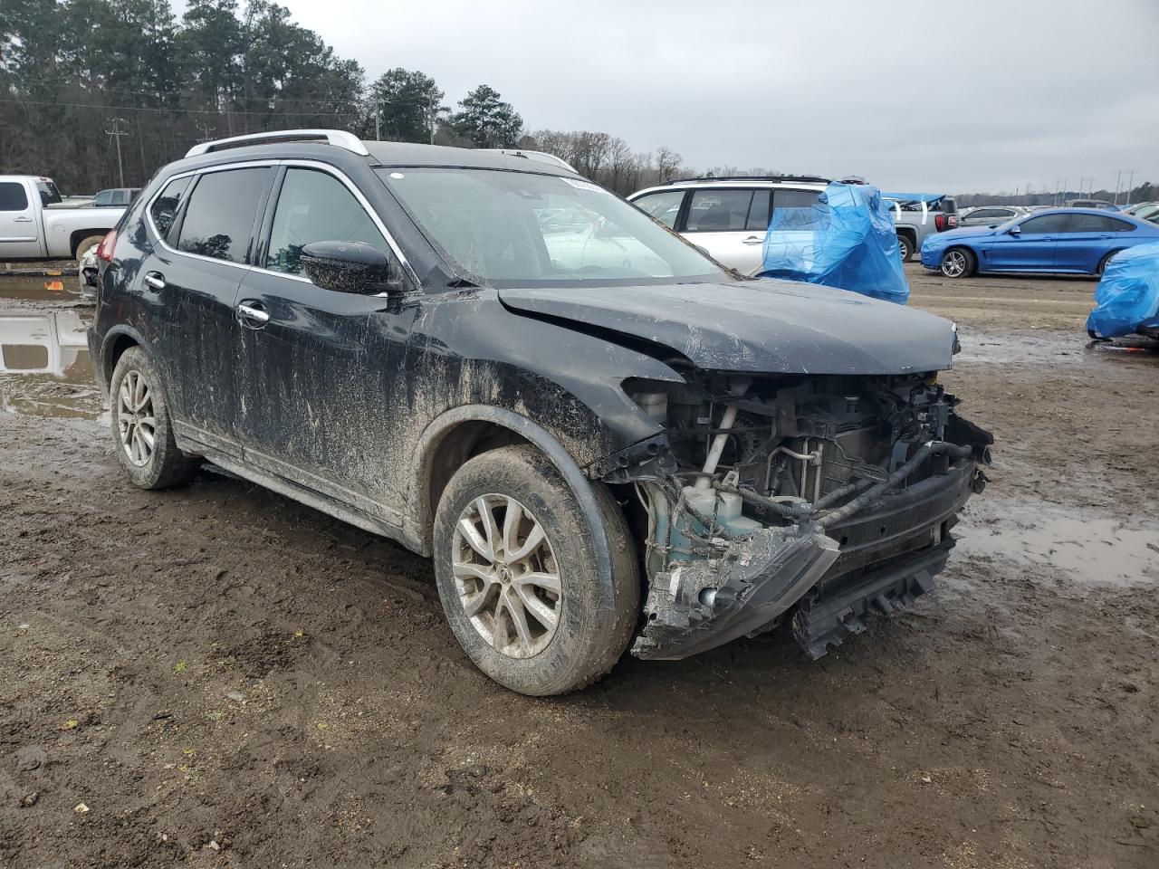 2019 Nissan Rogue VIN KNMAT2MT4KP504072 Copart auction photo, all over damage thumbnail 4