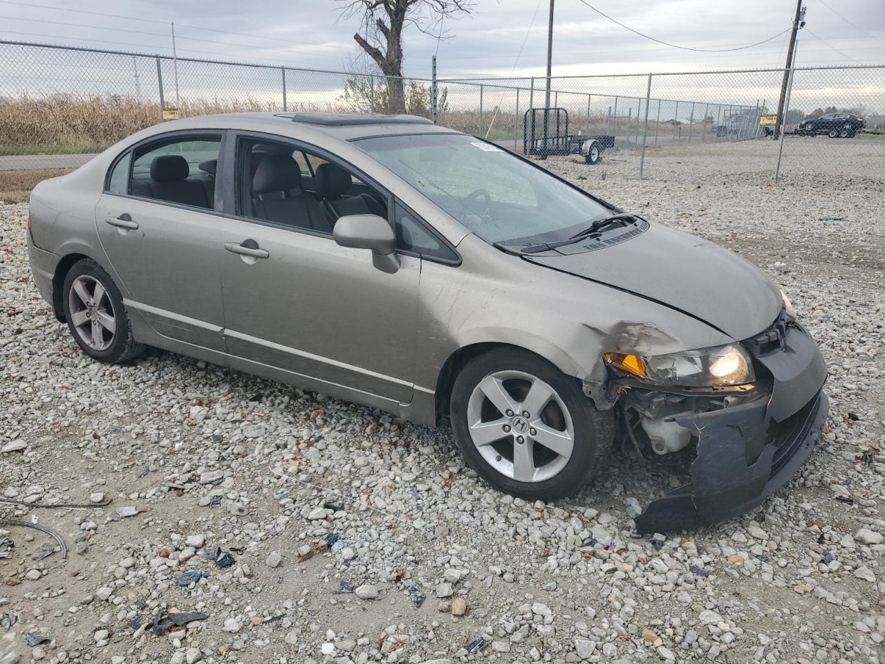 2008 Honda Civic VIN 1HGFA16968L046723 Copart auction photo, front end / rear end damage thumbnail 4