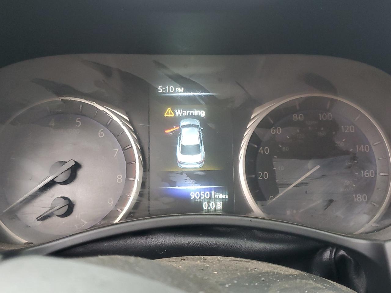 2017 Infiniti Q50 VIN JN1EV7AP2HM741642 Copart auction photo, vandalism / burn - interior damage thumbnail 9