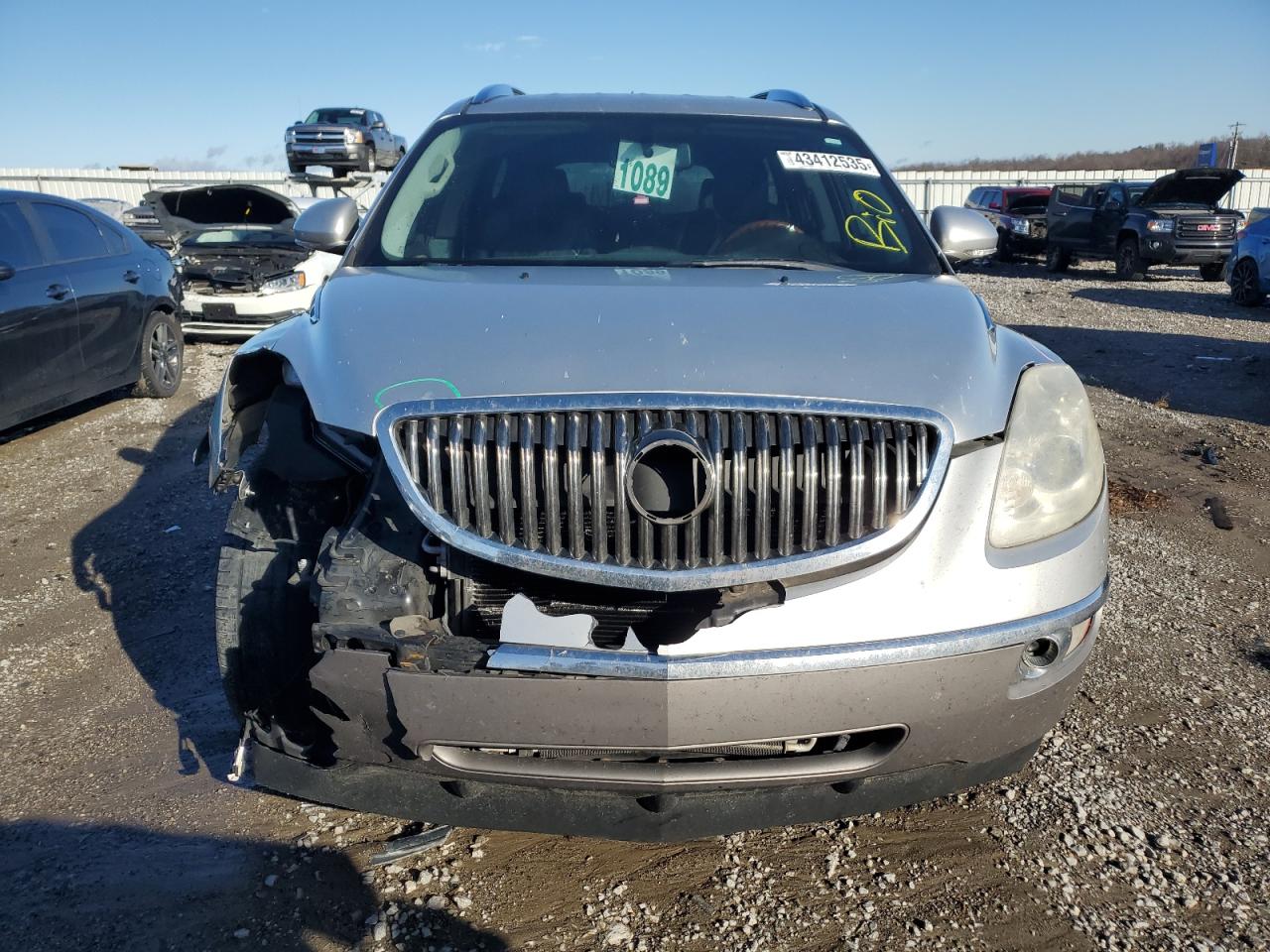2012 Buick Enclave VIN 5GAKRCED1CJ101379 Copart auction photo, front end / minor dent/scratches damage thumbnail 5