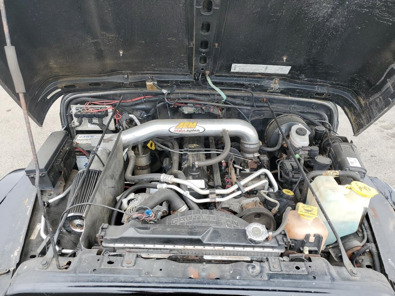 2002 Jeep Wrangler VIN 1J4FA59S02P740550 Copart auction photo, rollover damage thumbnail 12