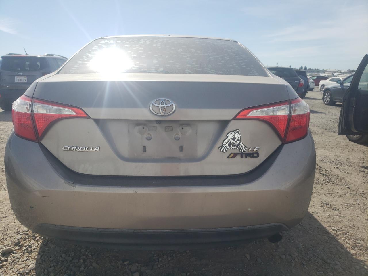 2014 Toyota Corolla VIN 5YFBURHE1EP055233 Copart auction photo, front end damage thumbnail 6