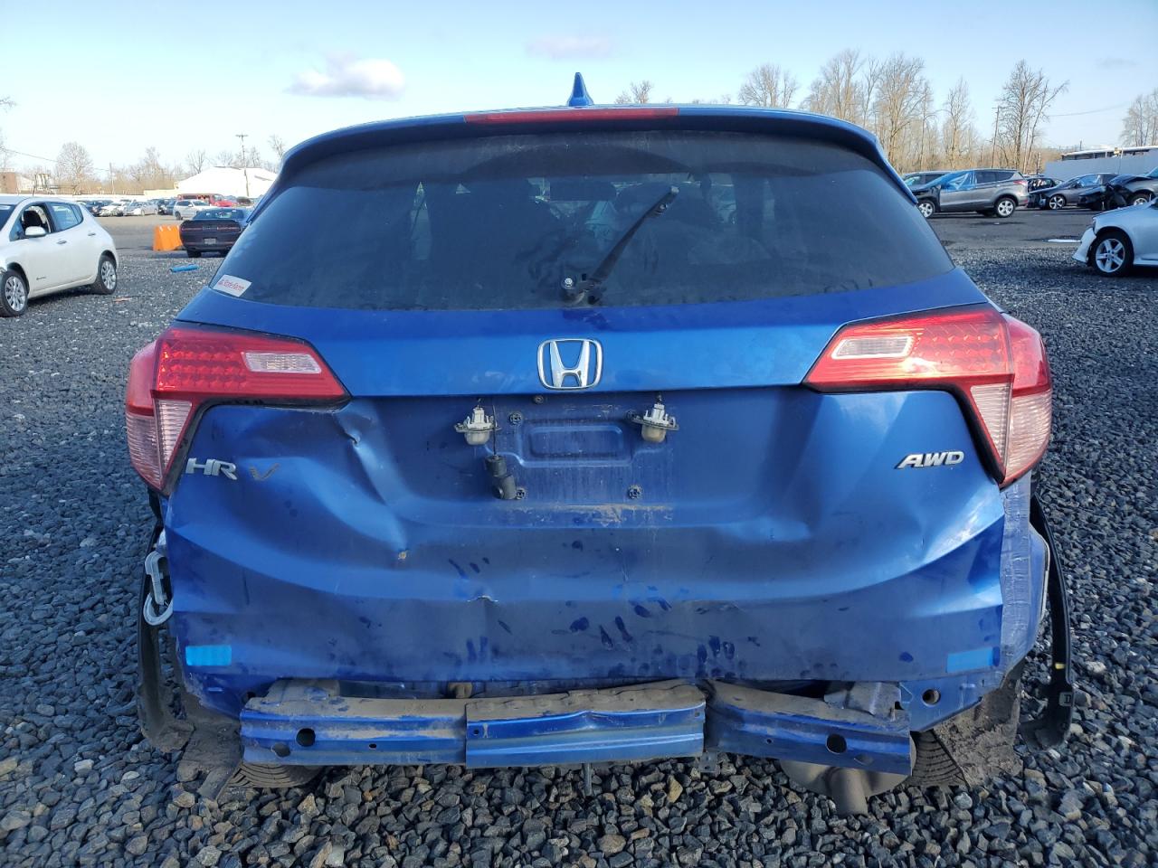 2018 Honda HR-V VIN 3CZRU6H51JG724429 Copart auction photo, rear end / front end damage thumbnail 6