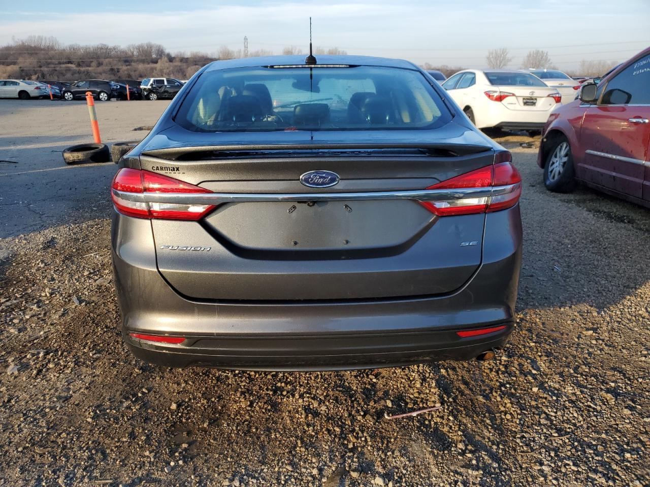 2017 Ford Fusion VIN 3FA6P0H79HR282339 Copart auction photo, front end / side damage thumbnail 6