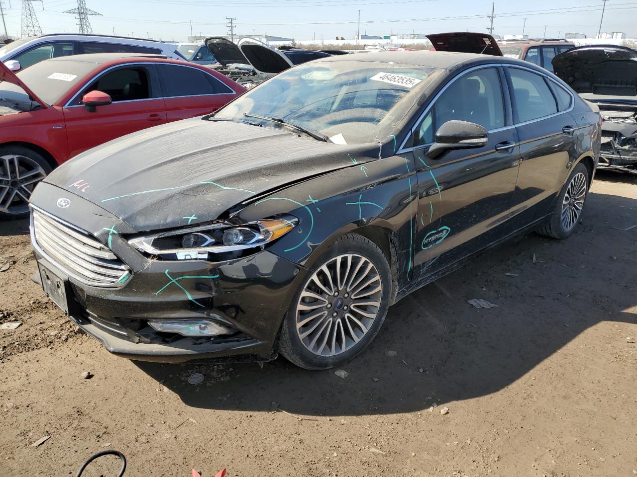 2017 Ford Fusion VIN 3FA6P0RU2HR356737
