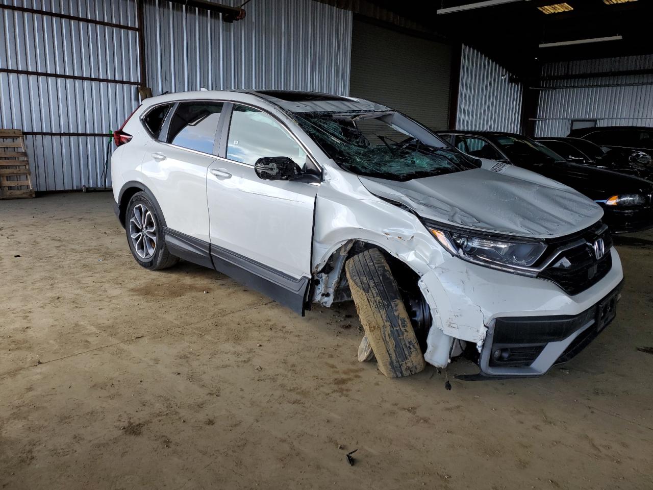 2021 Honda CR-V VIN 7FARW1H51ME017624 Copart auction photo, rollover / undercarriage damage thumbnail 4