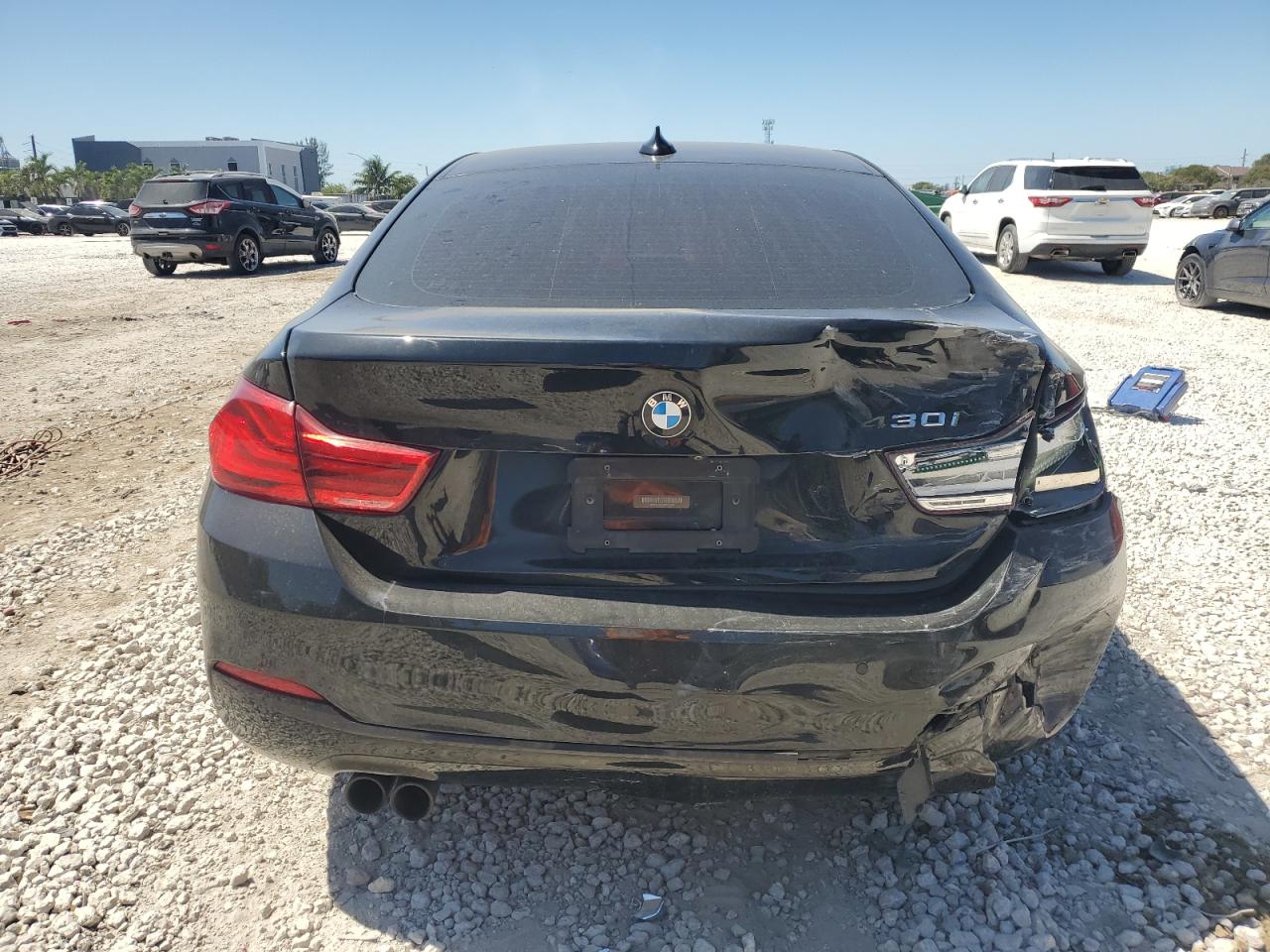 2019 BMW 4er VIN WBA4J1C53KBM12249 Copart auction photo, rear end damage thumbnail 6