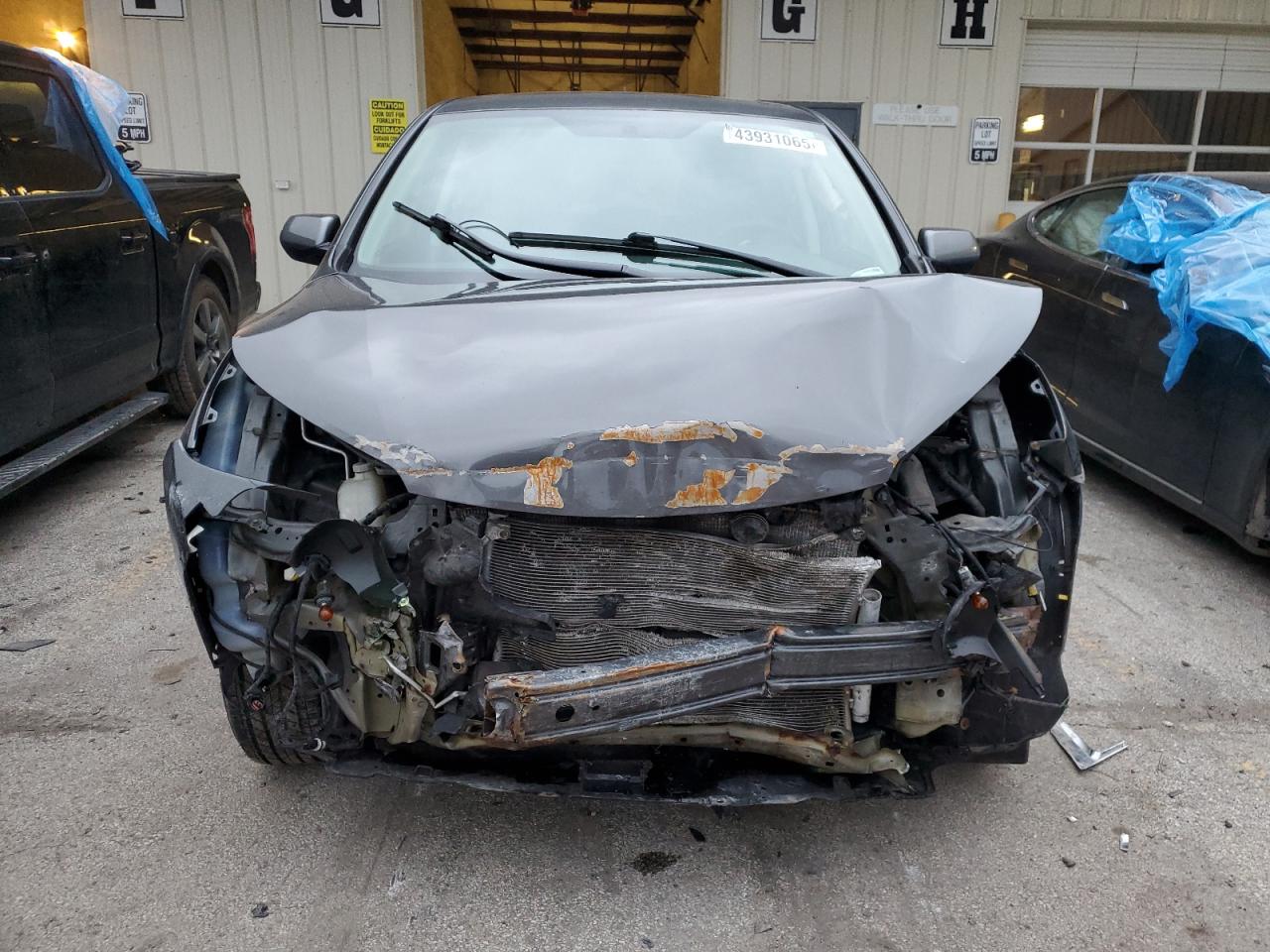 2012 Honda CR-V VIN 2HKRM3H53CH506071 Copart auction photo, front end / side damage thumbnail 5