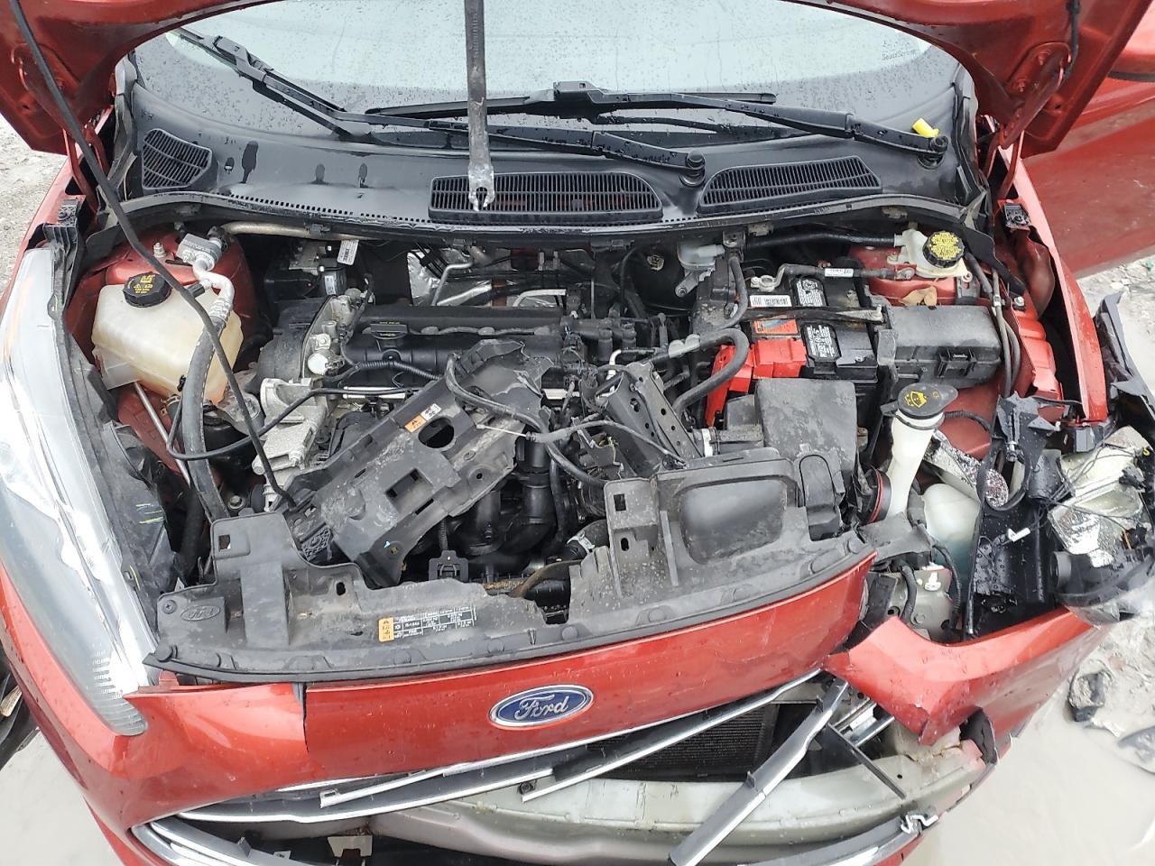 2018 Ford Fiesta VIN 3FADP4EJ7JM140928 Copart auction photo, front end damage thumbnail 11