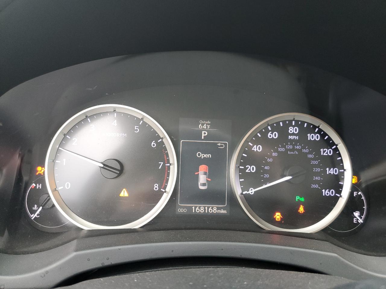 2015 Lexus IS VIN JTHBF1D25F5051870 Copart auction photo, side / hail damage thumbnail 9