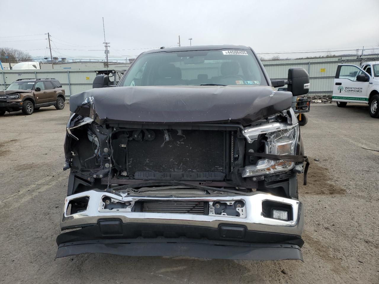 2018 Ford F-150 VIN 1FTFX1CG4JKE25649 Copart auction photo, front end / mechanical damage thumbnail 5