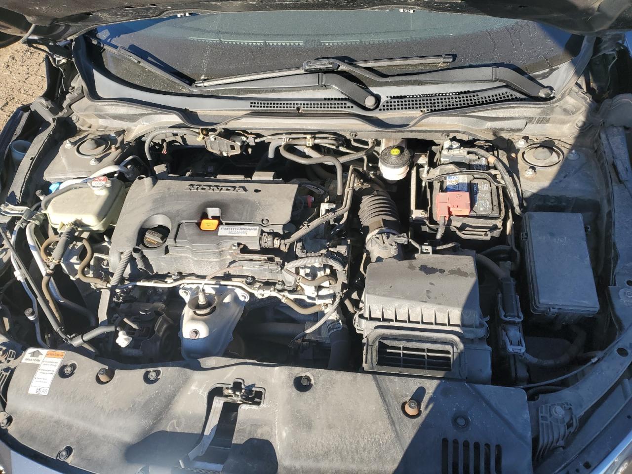 2016 Honda Civic VIN 19XFC2F5XGE055654 Copart auction photo, front end / side damage thumbnail 13