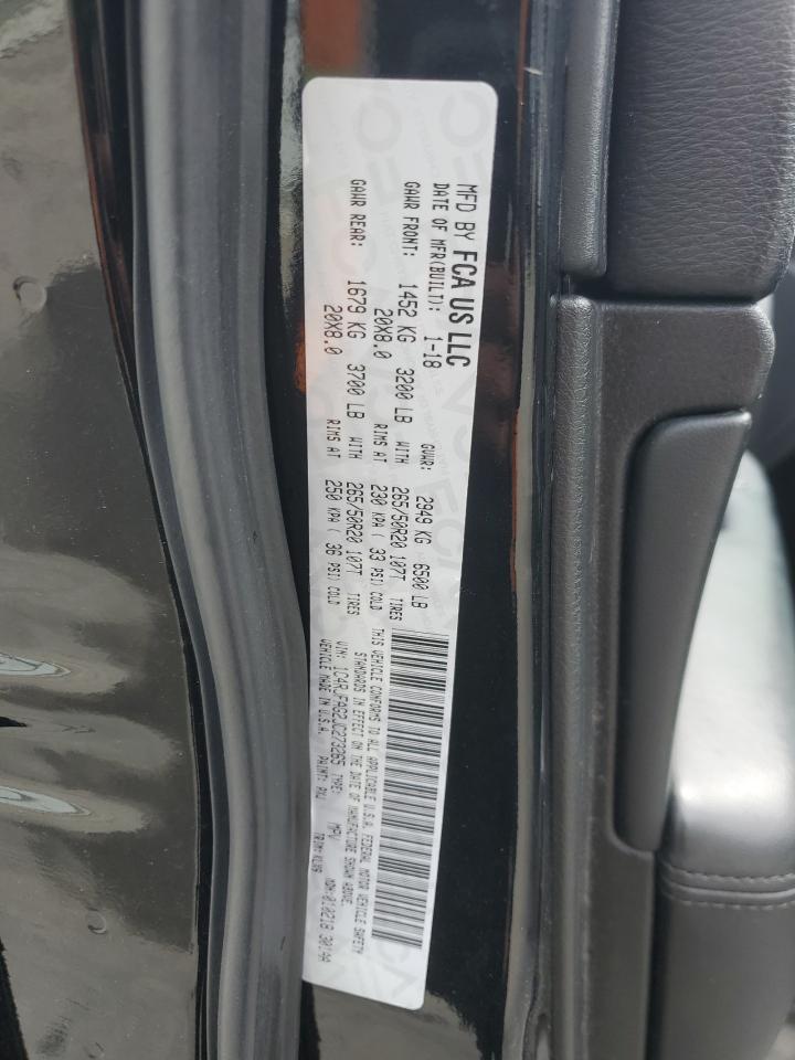 2018 Jeep Grand Cherokee VIN 1C4RJFAG2JC273265 Copart auction photo, front end damage thumbnail 14