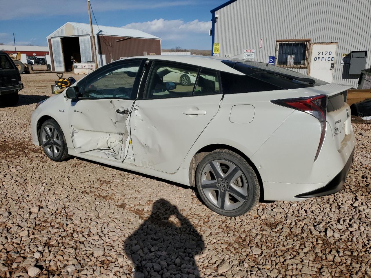 2018 Toyota Prius VIN JTDKARFU4J3548846 Copart auction photo, side damage thumbnail 2