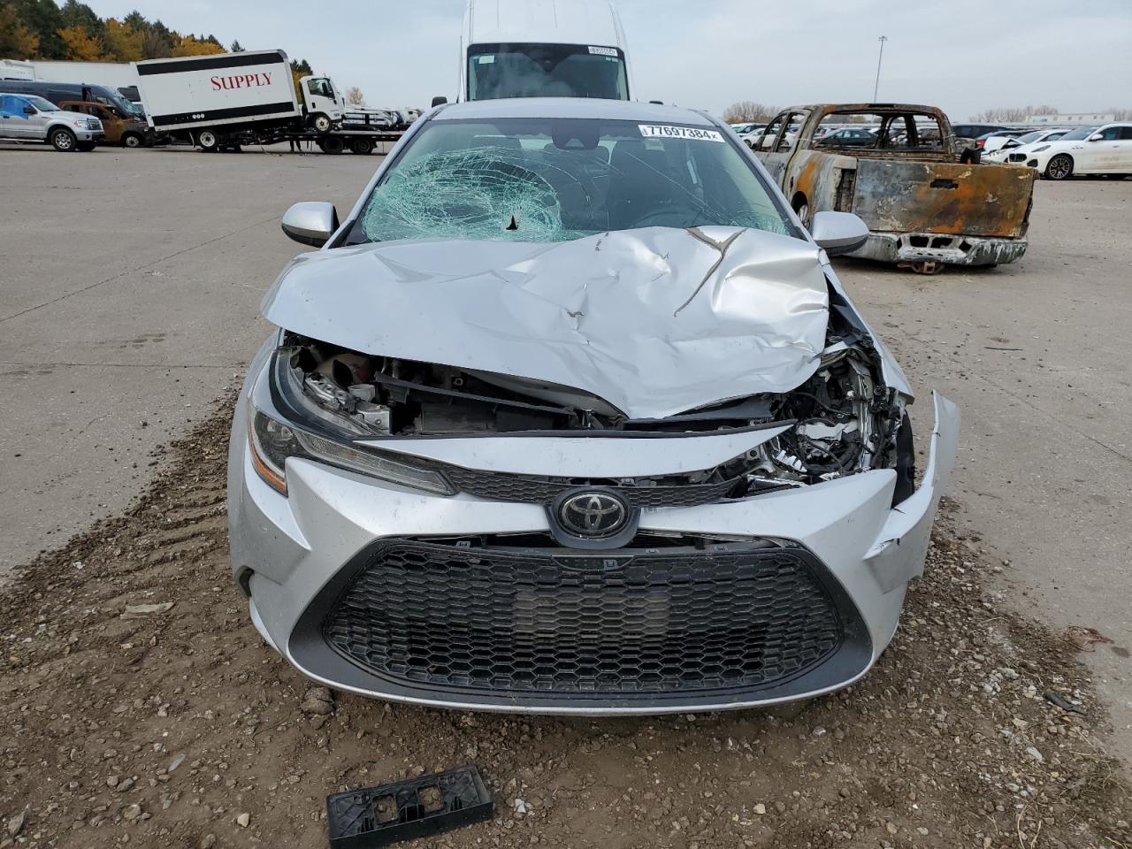 2020 Toyota Corolla VIN 5YFEPRAE3LP068416 Copart auction photo, front end / mechanical damage thumbnail 5