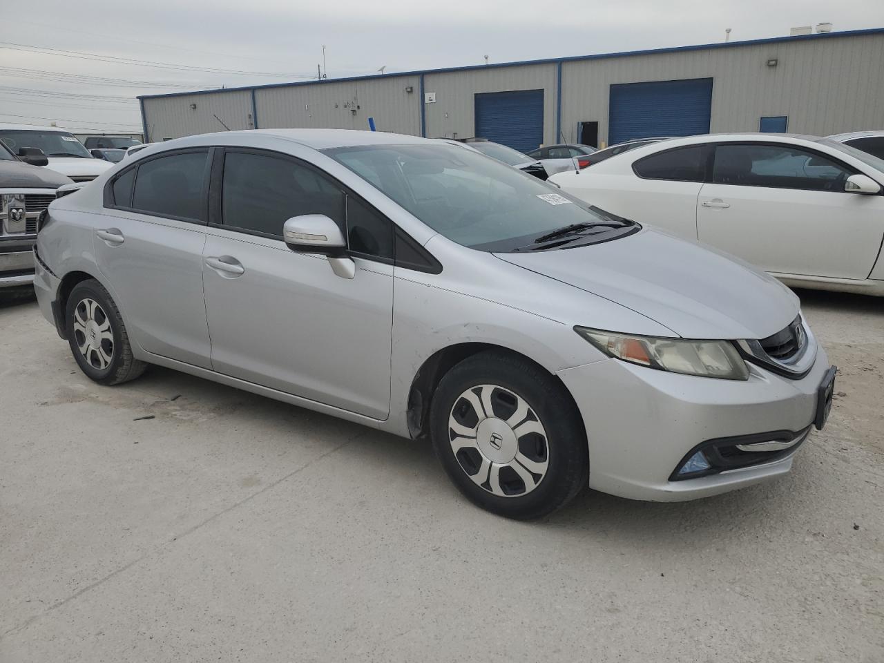 2013 Honda Civic VIN 19XFB4F26DE001607 Copart auction photo, rear end / front end damage thumbnail 4