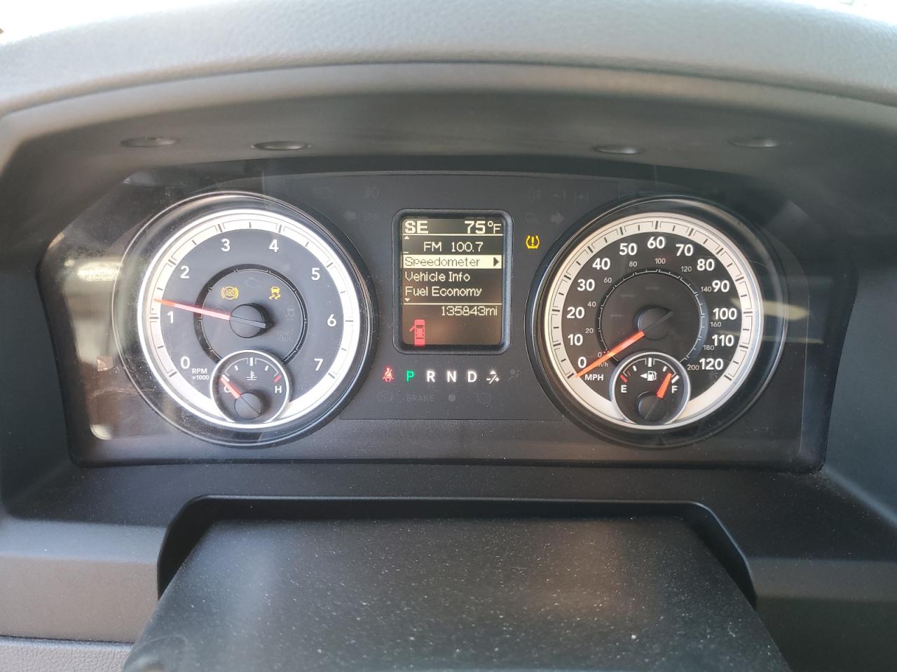 2014 RAM 1500 VIN 1C6RR7LT7ES433524 Copart auction photo, side / rear end damage thumbnail 9