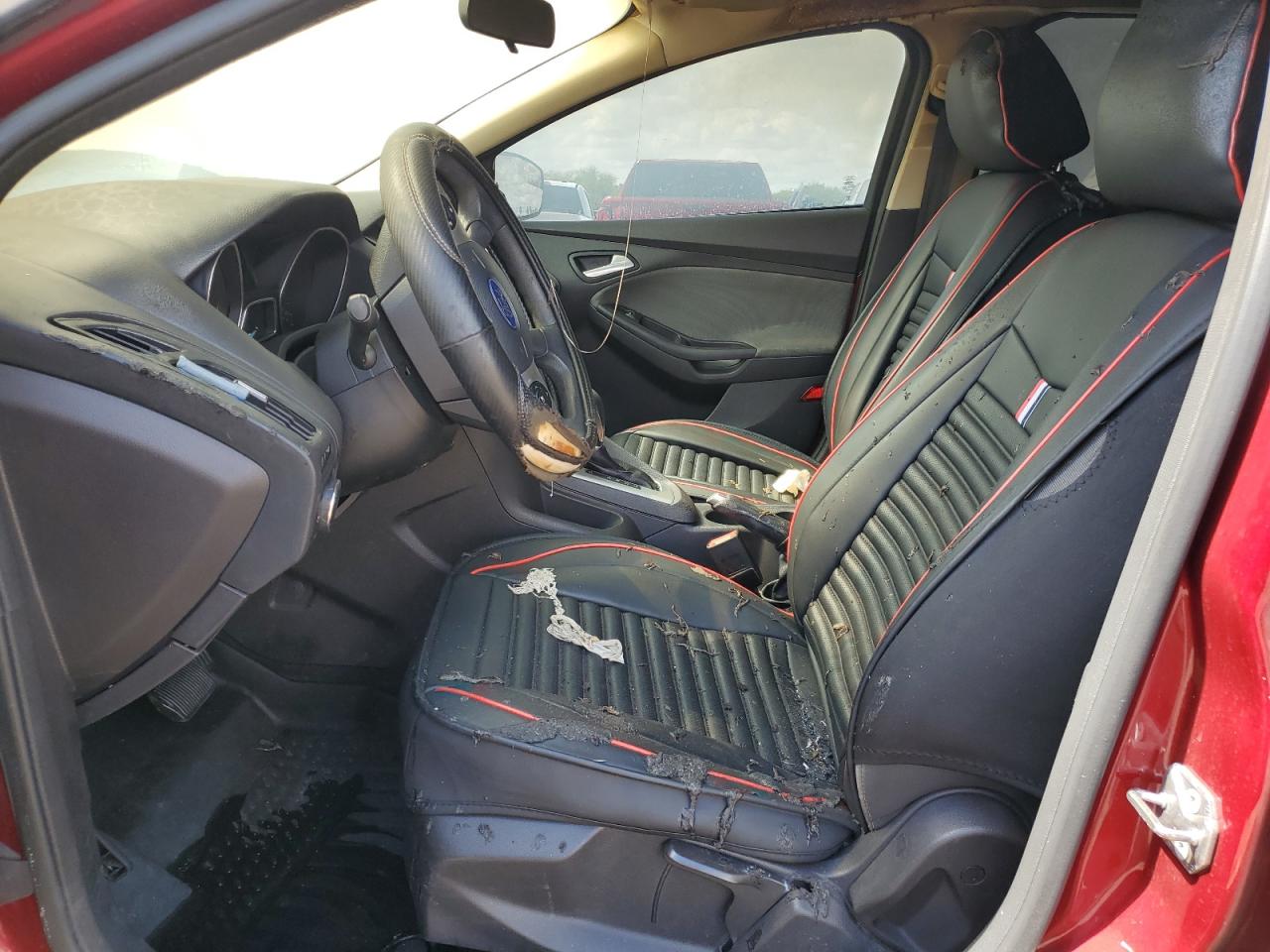 2014 Ford Focus VIN 1FADP3F21EL406341 Copart auction photo, burn - engine / burn damage thumbnail 7