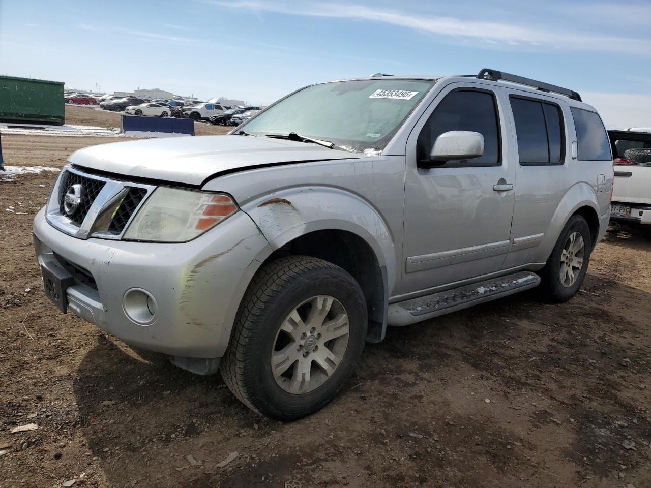 2008 Nissan Pathfinder VIN 5N1AR18B58C641382