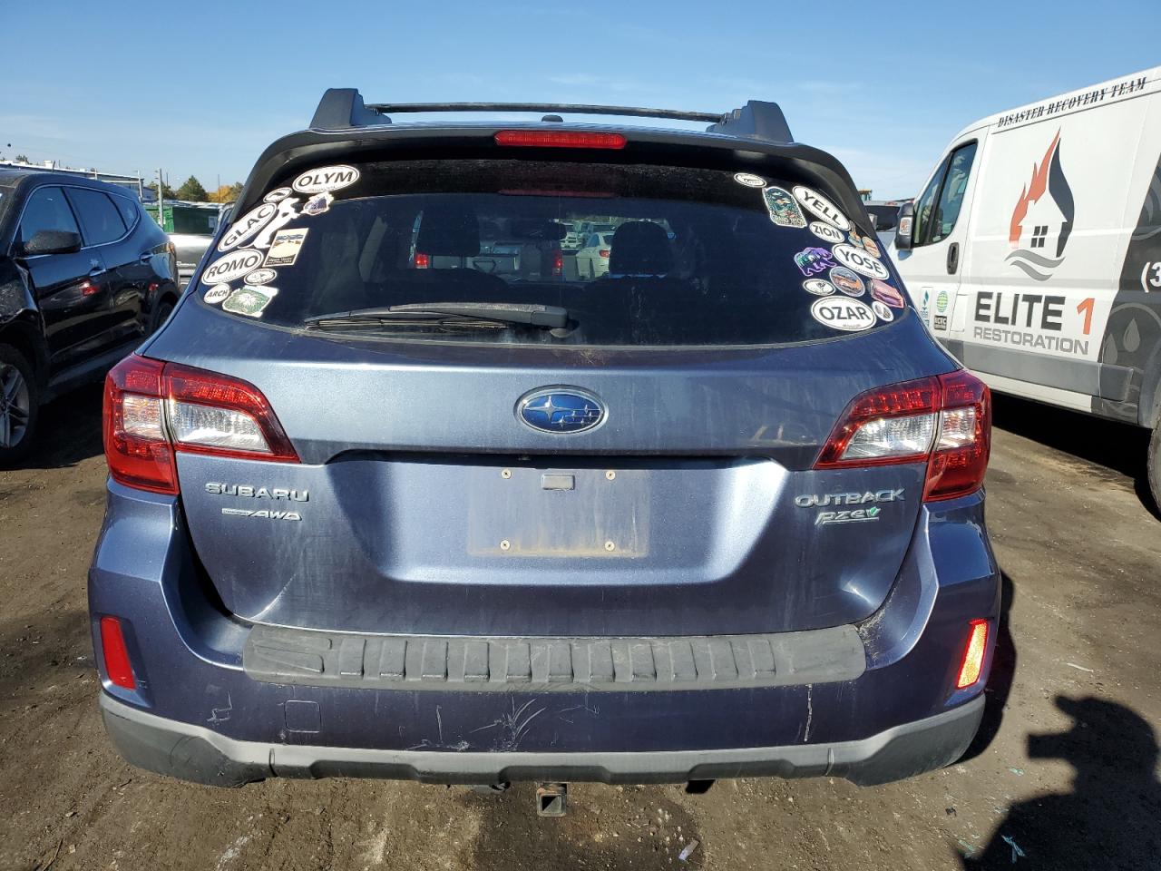 2015 Subaru Outback VIN 4S4BSADC1F3250184 Copart auction photo, front end damage thumbnail 6