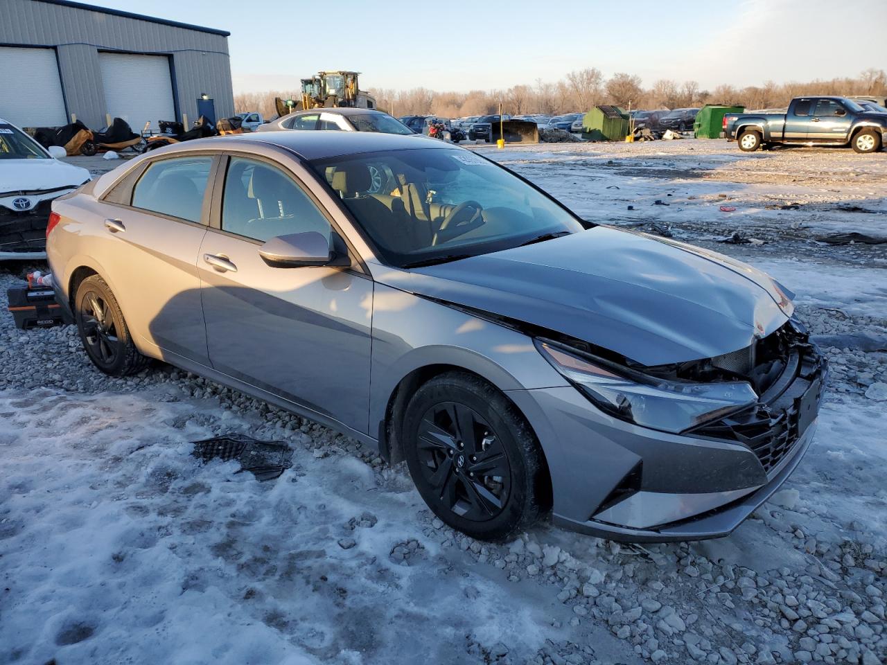 2023 Hyundai Elantra VIN KMHLM4AG3PU507655 Copart auction photo, front end damage thumbnail 4