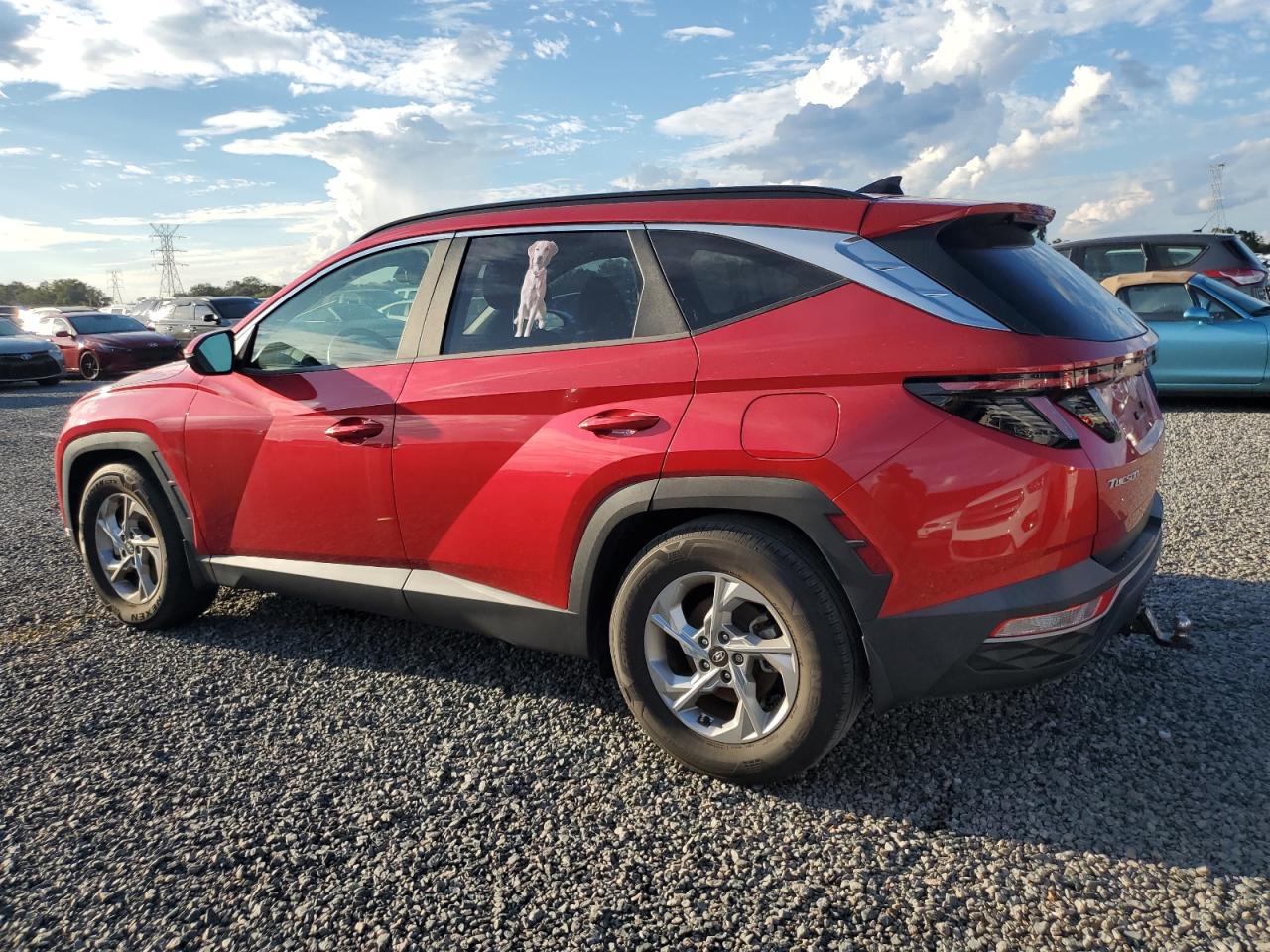 2022 Hyundai Tucson VIN 5NMJB3AE2NH079897 Copart auction photo, water/flood damage thumbnail 2