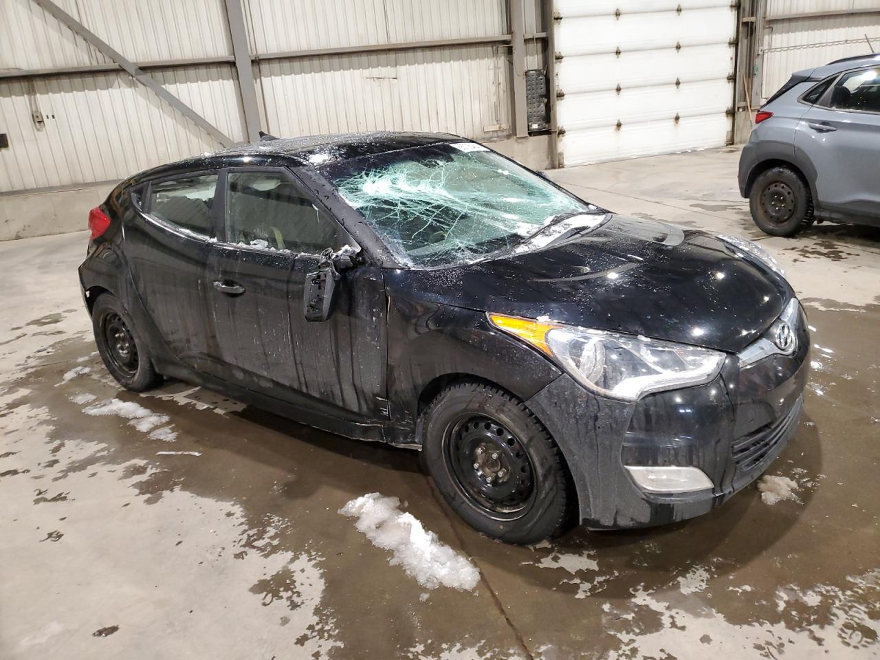 2016 Hyundai Veloster VIN KMHTC6AD9GU248061 Copart auction photo, all over damage thumbnail 4