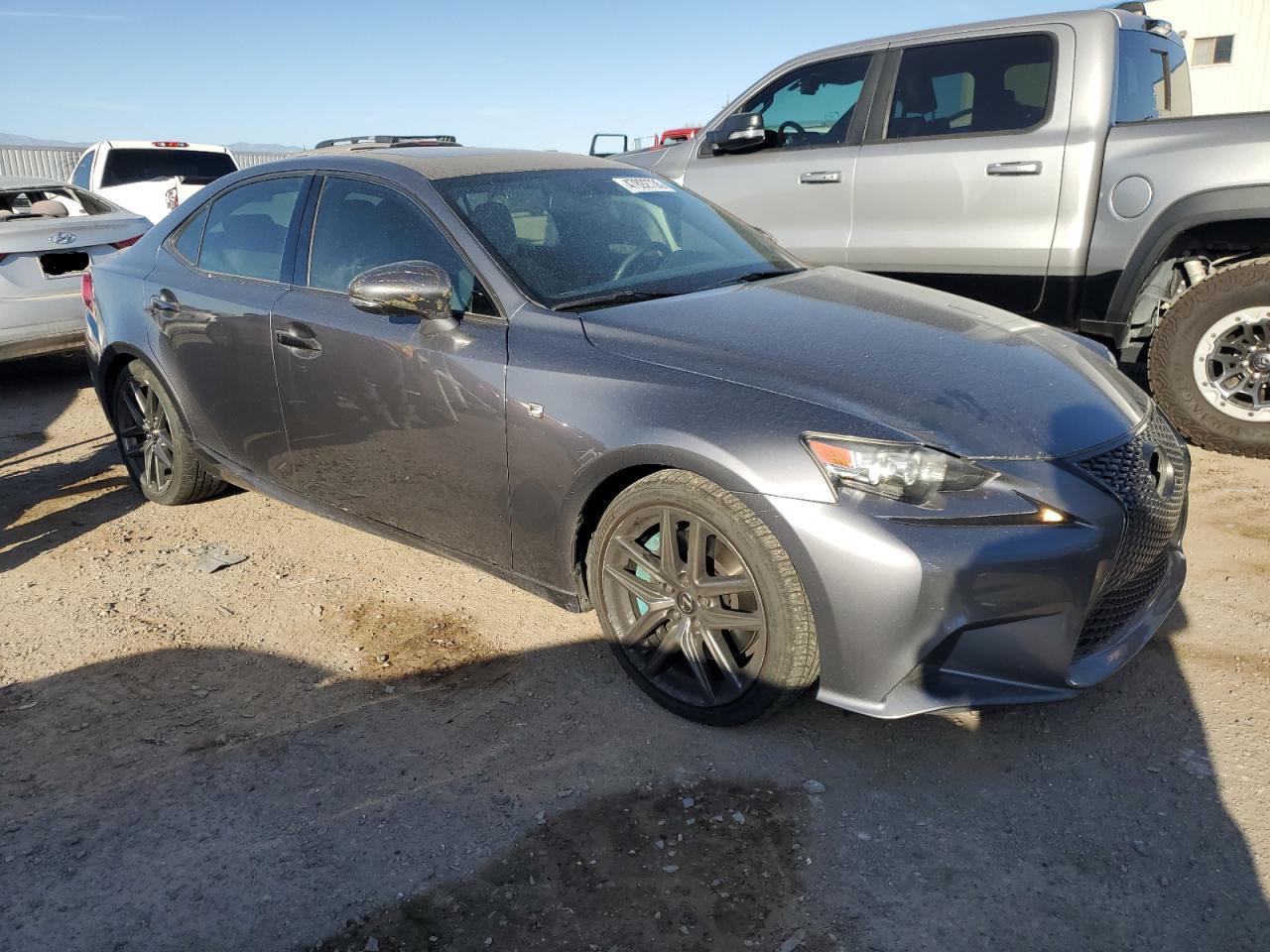 2014 Lexus IS VIN JTHBE1D20E5003663 Copart auction photo, all over damage thumbnail 4