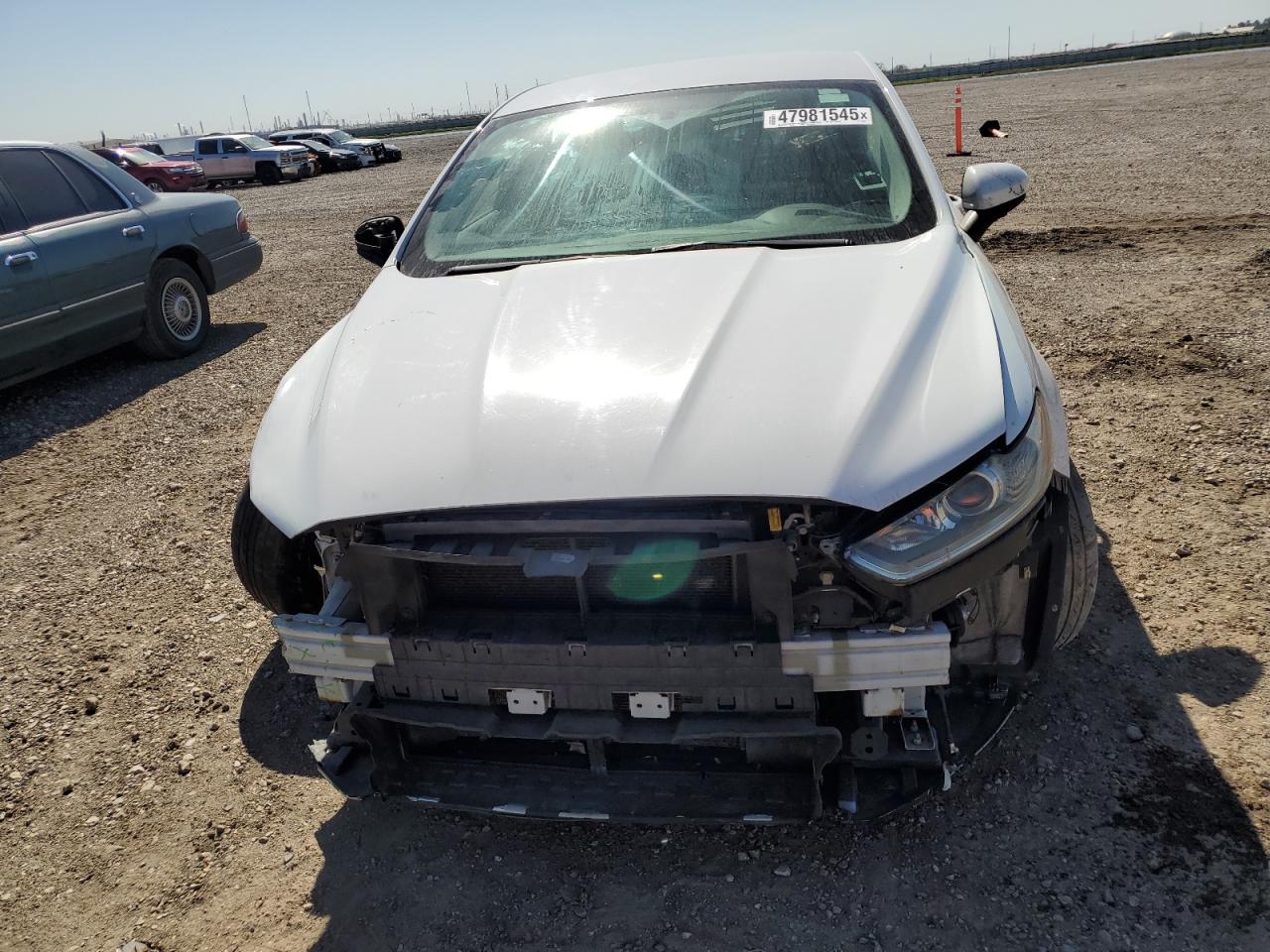 2016 Ford Fusion VIN 3FA6P0G74GR105021 Copart auction photo, front end / undercarriage damage thumbnail 5