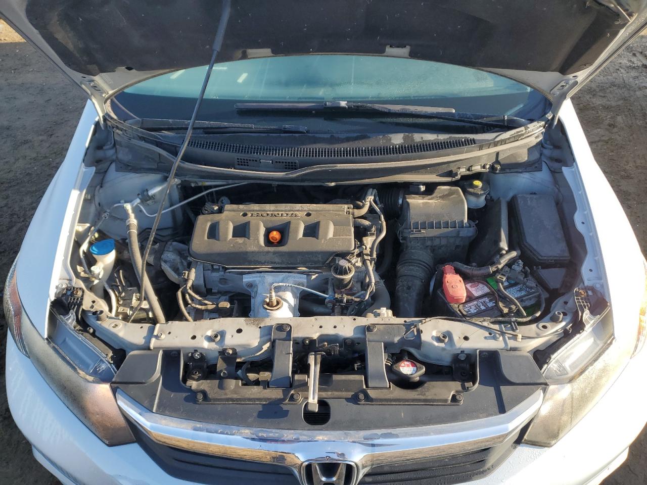2012 Honda Civic VIN 2HGFB2F94CH507684 Copart auction photo, side / rear end damage thumbnail 12