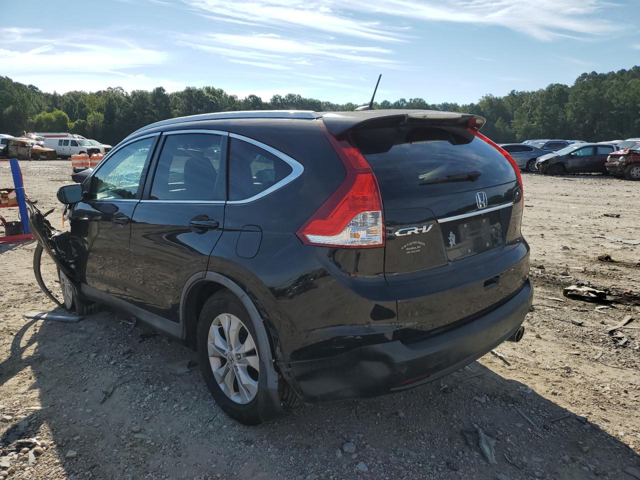 2013 Honda CR-V VIN 5J6RM3H75DL009628 Copart auction photo, front end / rear end damage thumbnail 3