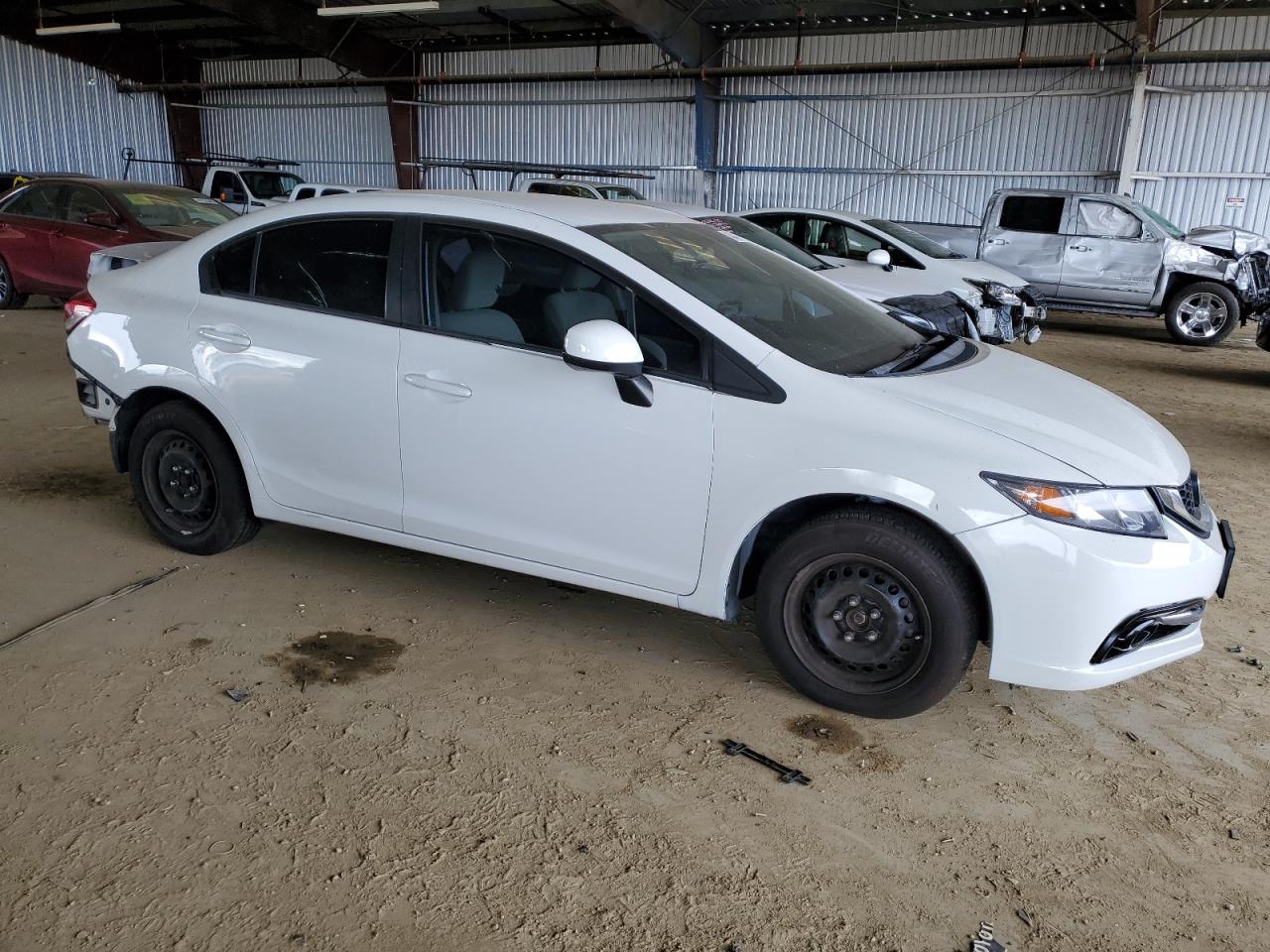 2013 Honda Civic VIN 19XFB2F5XDE246408 Copart auction photo, rear end damage thumbnail 4