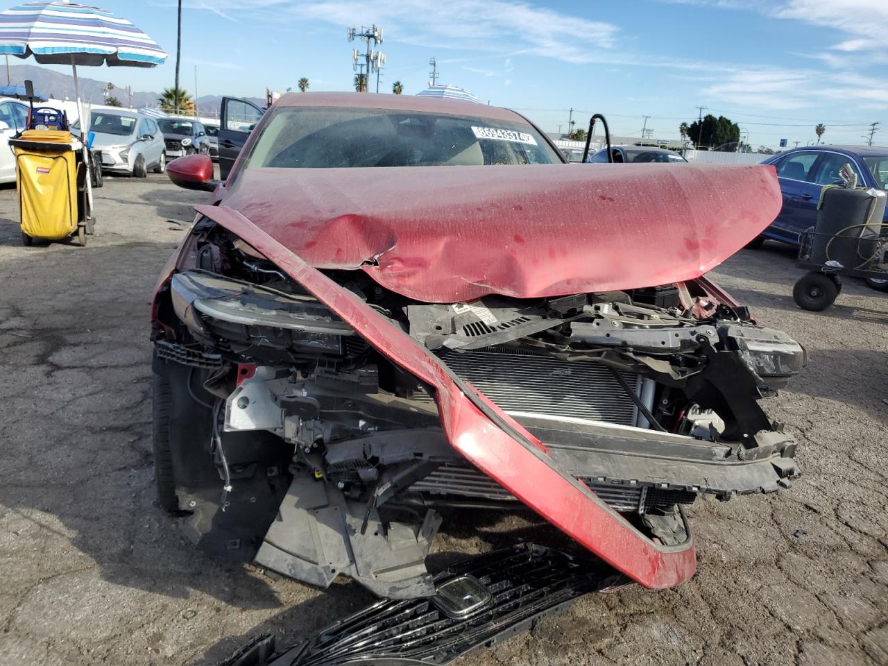 2023 Honda Accord VIN 1HGCY1F27PA020756 Copart auction photo, front end damage thumbnail 5