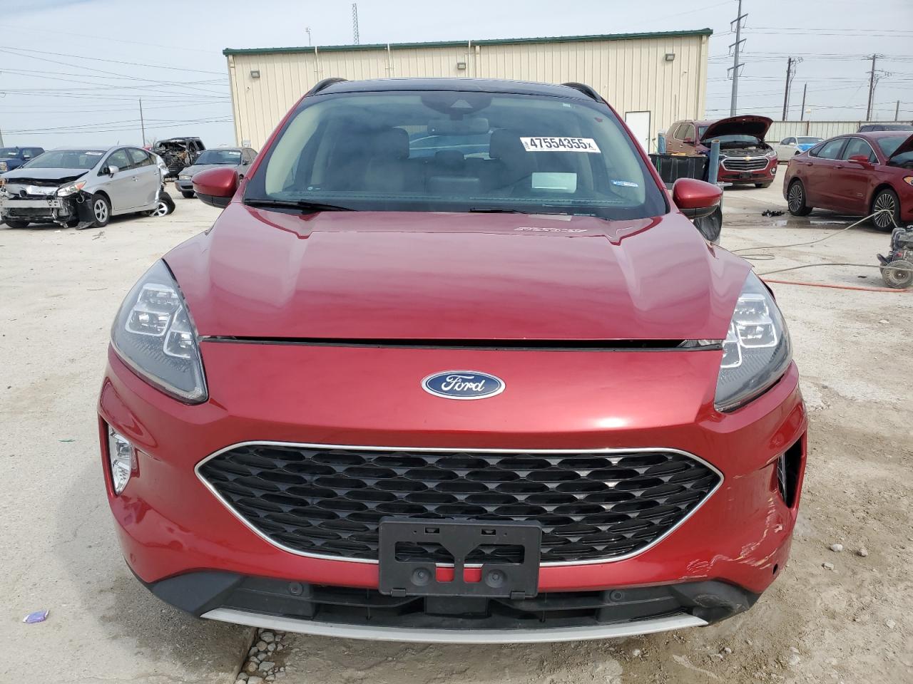 2020 Ford Escape VIN 1FMCU9J98LUA75458 Copart auction photo, rear end / front end damage thumbnail 5