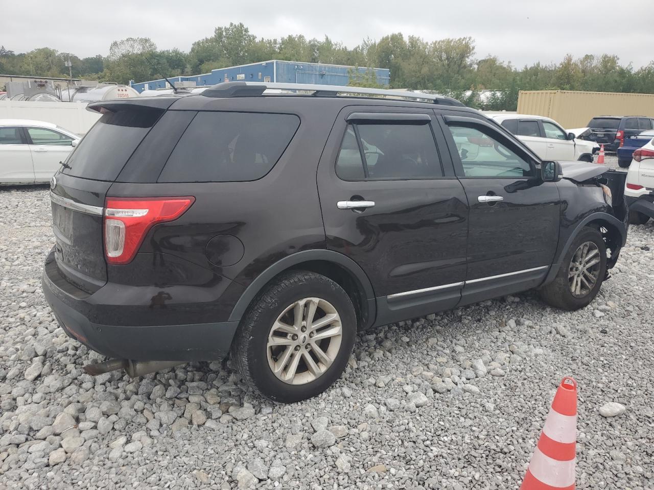 2013 Ford Explorer VIN 1FM5K7D81DGC43799 Copart auction photo, front end / side damage thumbnail 3