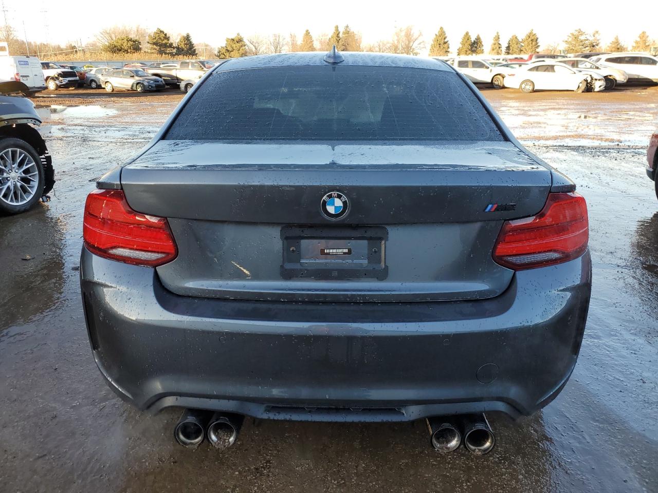 2018 BMW M2 VIN WBS1J5C57JVD36380 Copart auction photo, front end / undercarriage damage thumbnail 6