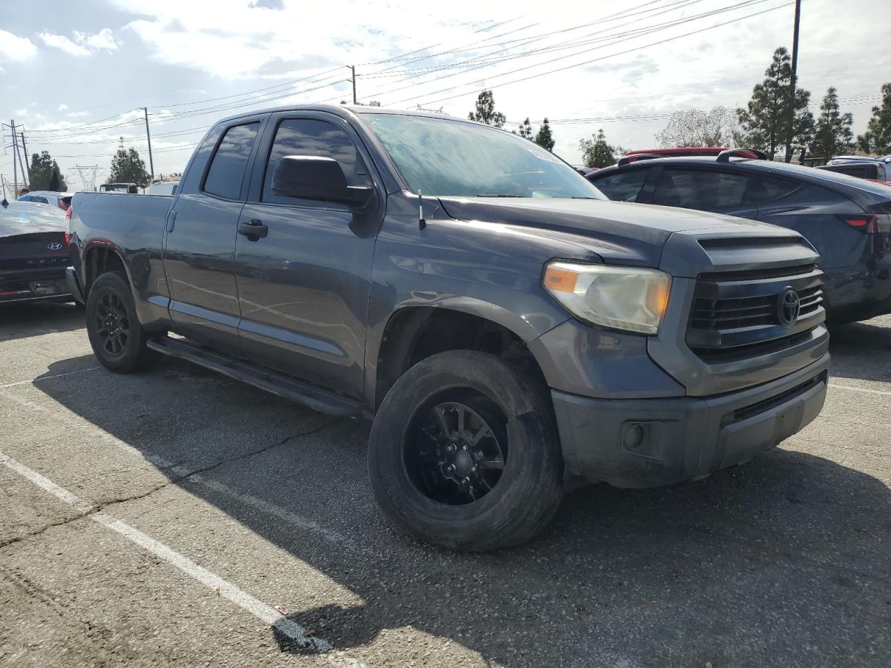 2014 Toyota Tundra VIN 5TFUM5F17EX051836 Copart auction photo, undercarriage damage thumbnail 4