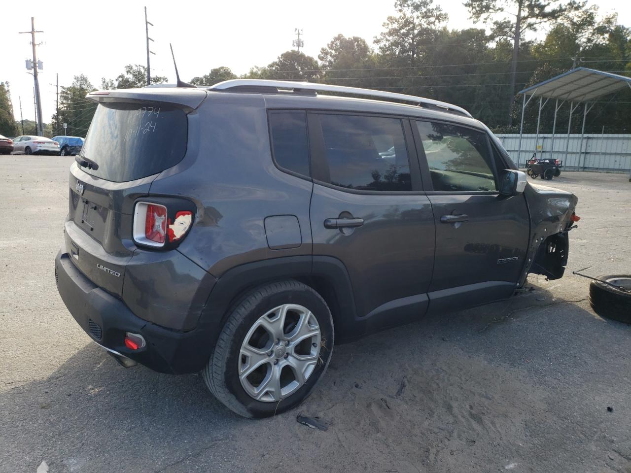 2018 Jeep Renegade VIN ZACCJBDB8JPH79774 Copart auction photo, side / front end damage thumbnail 3
