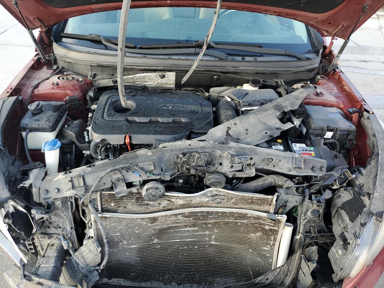 2016 Hyundai Sonata VIN 5NPE24AF0GH287279 Copart auction photo, front end / minor dent/scratches damage thumbnail 11