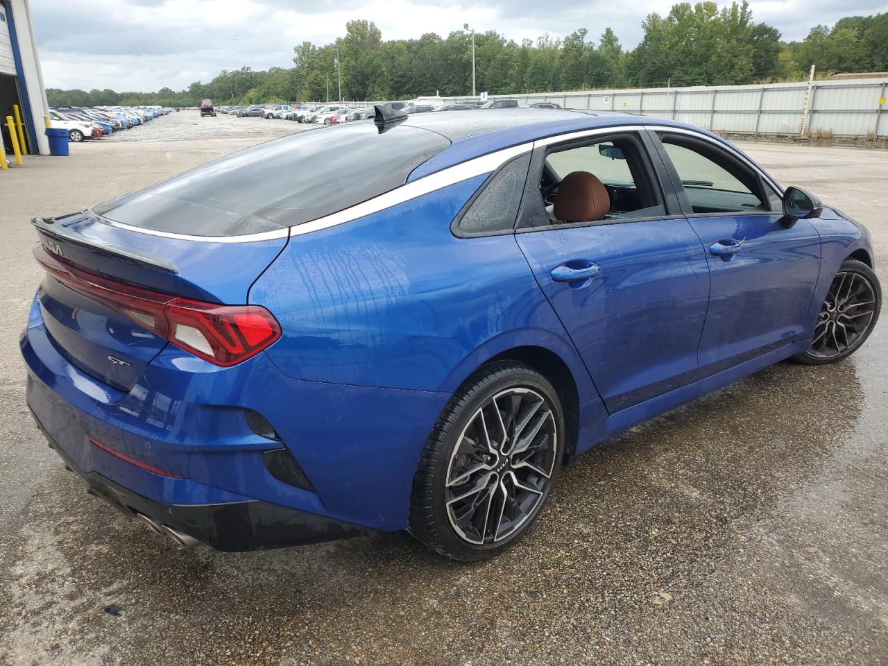 2022 KIA K5 VIN 5XXG44J86NG139019 Copart auction photo, front end / side damage thumbnail 3
