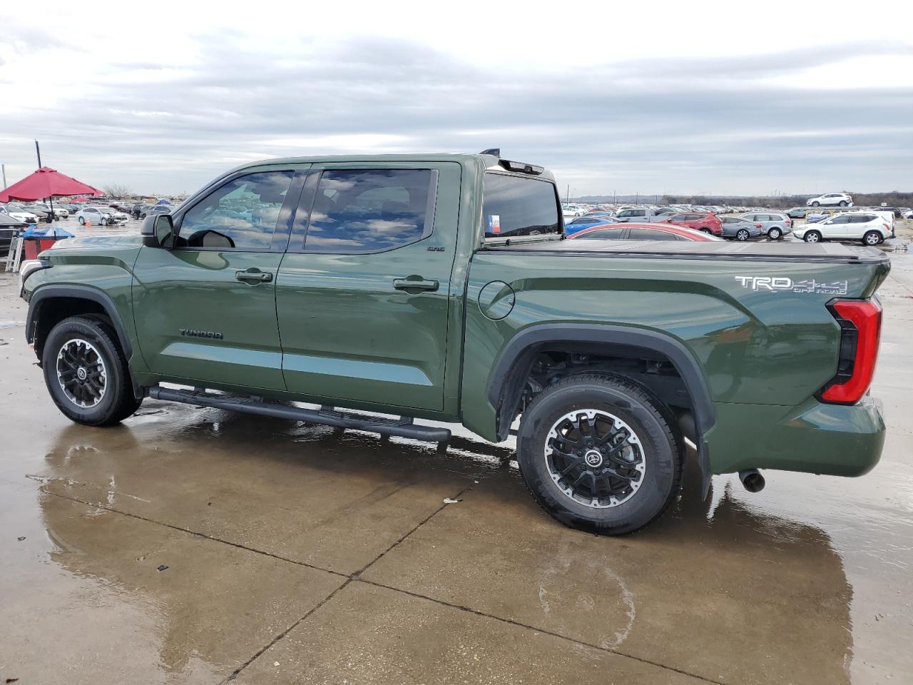 2022 Toyota Tundra VIN 5TFLA5DB7NX001924 Copart auction photo, front end / side damage thumbnail 2
