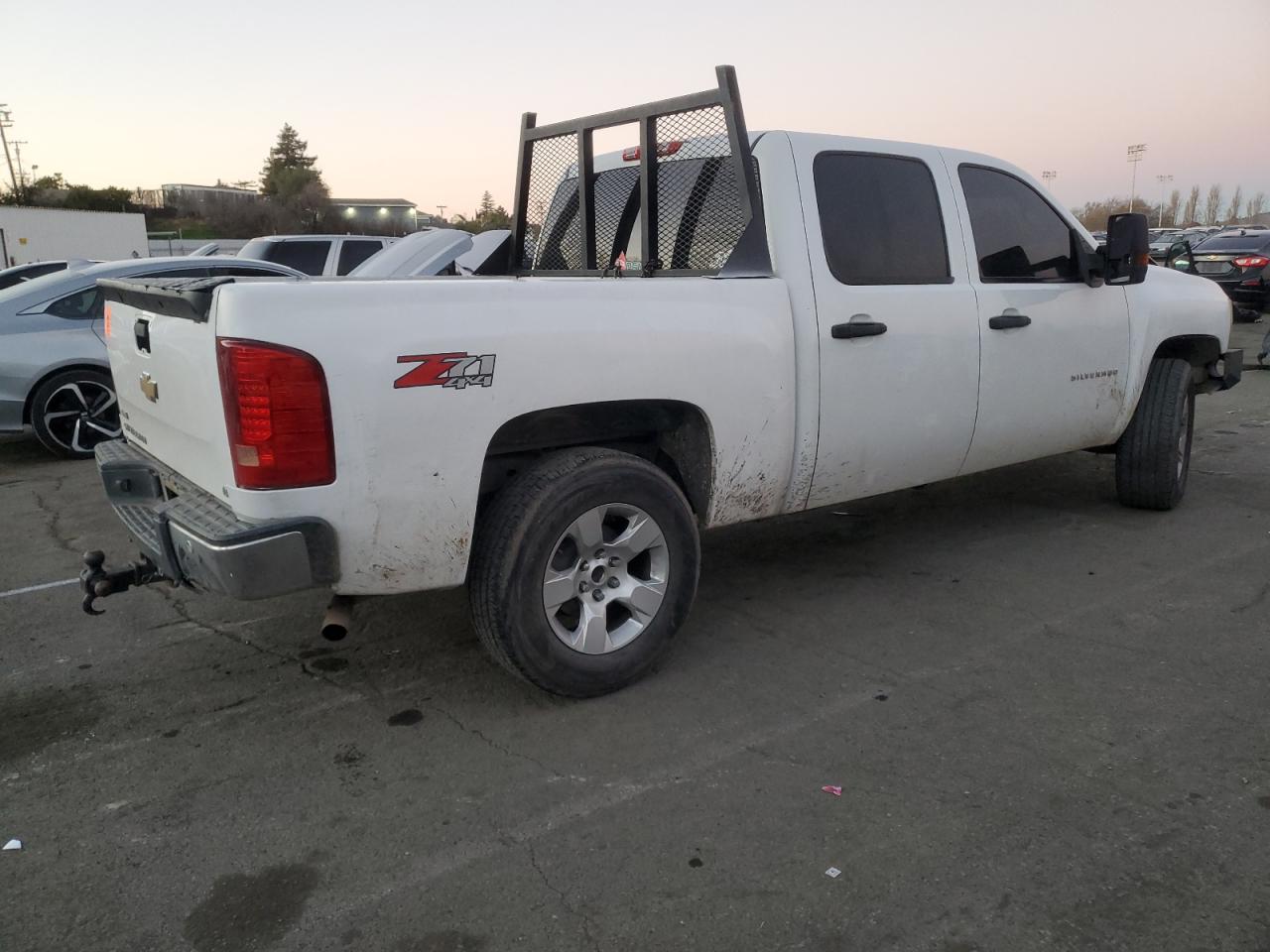 2011 Chevrolet Silverado VIN 3GCPKSE33BG146091 Copart auction photo, biohazard/chemical / rear end damage thumbnail 3