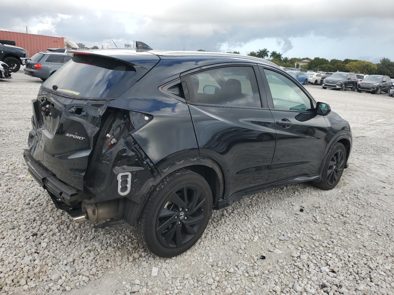 2021 Honda HR-V VIN 3CZRU5H15MM720428 Copart auction photo, rear end damage thumbnail 3