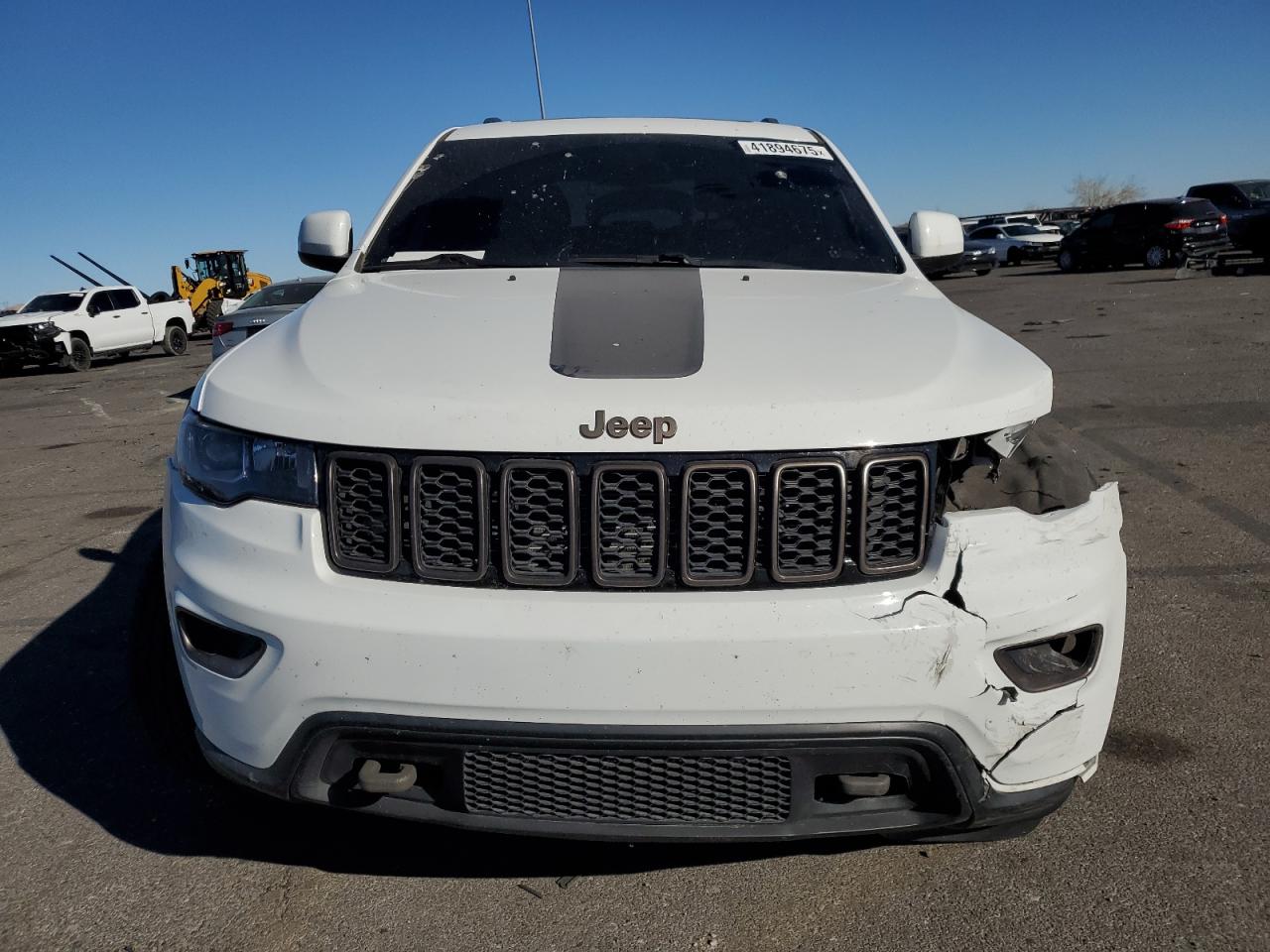 2016 Jeep Grand Cherokee VIN 1C4RJEAG5GC451589 Copart auction photo, undercarriage / front end damage thumbnail 5