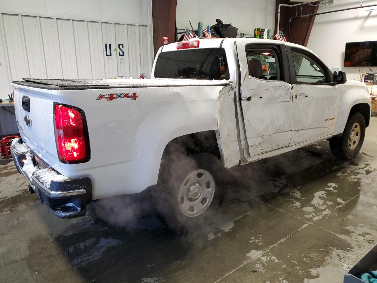 2020 Chevrolet Colorado VIN 1GCGTBEN1L1220929 Copart auction photo, side damage thumbnail 3