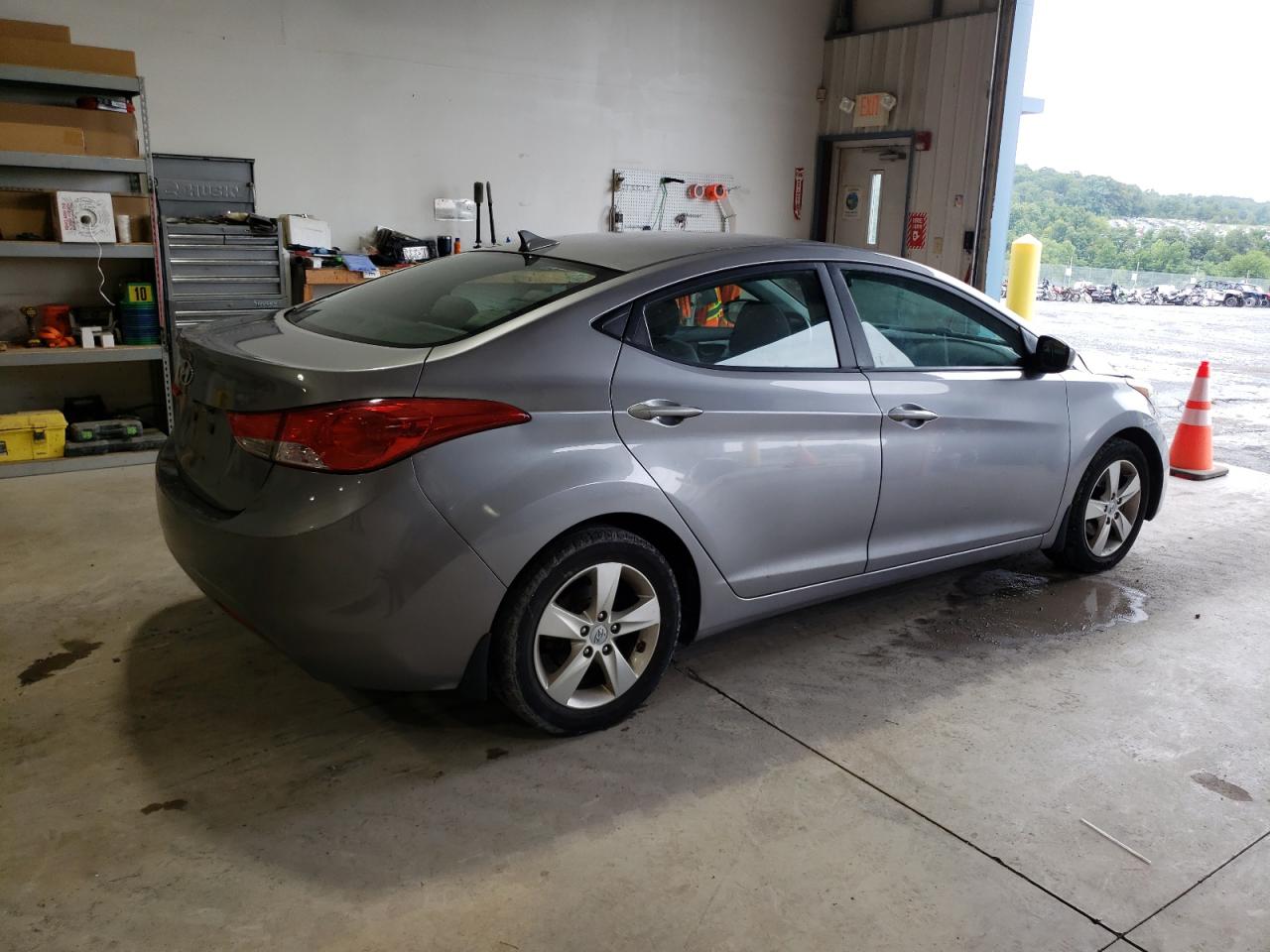 2013 Hyundai Elantra VIN KMHDH4AE8DU505130 Copart auction photo, front end damage thumbnail 3